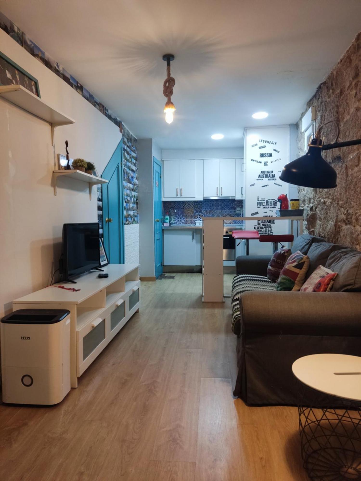 Apartamento Céntrico, Casco Vello, Wifi, Vodafone Tv, Netflix *